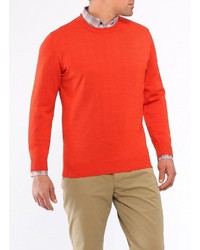 orange Pullover mit einem Rundhalsausschnitt von MAERZ Muenchen