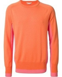 orange Pullover mit einem Rundhalsausschnitt von Marc Jacobs