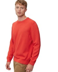 orange Pullover mit einem Rundhalsausschnitt von Marc O'Polo