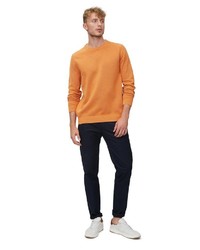 orange Pullover mit einem Rundhalsausschnitt von Marc O'Polo