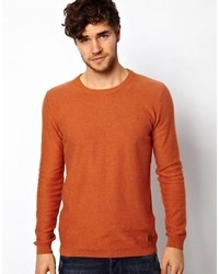orange Pullover mit einem Rundhalsausschnitt von Minimum
