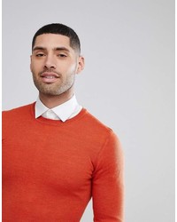 orange Pullover mit einem Rundhalsausschnitt von Asos