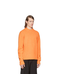 orange Pullover mit einem Rundhalsausschnitt von Tibi