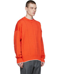 orange Pullover mit einem Rundhalsausschnitt von UNIFORME