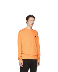 orange Pullover mit einem Rundhalsausschnitt von Palm Angels