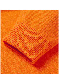 orange Pullover mit einem Rundhalsausschnitt von Paul Smith