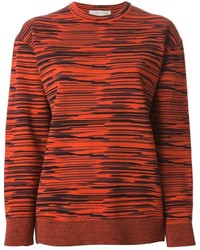 orange Pullover mit einem Rundhalsausschnitt von Stella McCartney