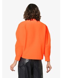 orange Pullover mit einem Rundhalsausschnitt von Tibi