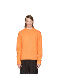 orange Pullover mit einem Rundhalsausschnitt von Tibi