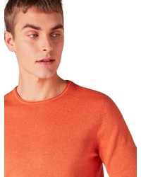 orange Pullover mit einem Rundhalsausschnitt von Tom Tailor Denim