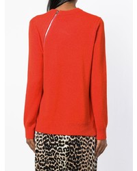 orange Pullover mit einem Rundhalsausschnitt von Proenza Schouler