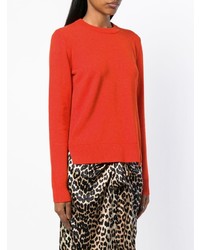 orange Pullover mit einem Rundhalsausschnitt von Proenza Schouler