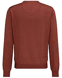 orange Pullover mit einem V-Ausschnitt von Fynch Hatton