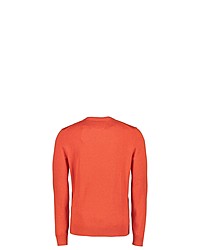 orange Pullover mit einem V-Ausschnitt von LERROS