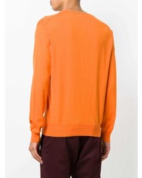 orange Pullover mit einem V-Ausschnitt von Polo Ralph Lauren