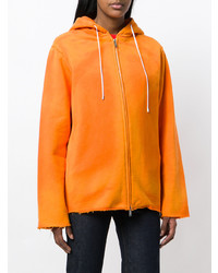 orange Pullover mit einer Kapuze von Golden Goose Deluxe Brand