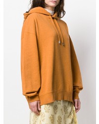 orange Pullover mit einer Kapuze von Acne Studios