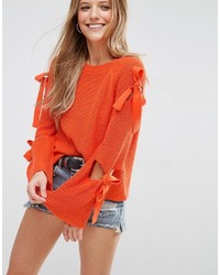 orange Pullover von Asos