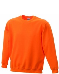 orange Pullover von James & Nicholson