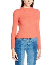 orange Pullover von Pieces