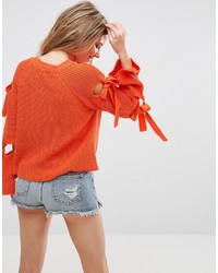 orange Pullover von Asos