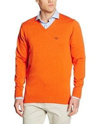 orange Pullover von Spagnolo