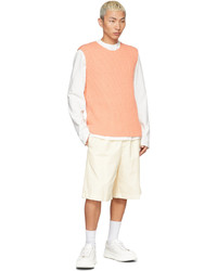 orange Pullunder von Jil Sander