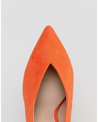 orange Pumps von Asos