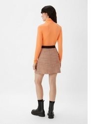 orange Rollkragenpullover von Comma