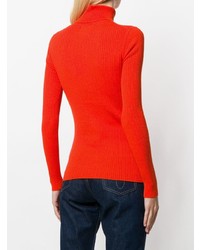 orange Rollkragenpullover von Calvin Klein Jeans