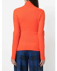 orange Rollkragenpullover von Études