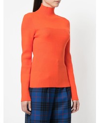 orange Rollkragenpullover von Études