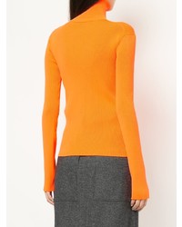 orange Rollkragenpullover von Tibi