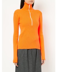 orange Rollkragenpullover von Tibi