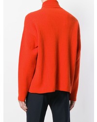 orange Rollkragenpullover von AMI Alexandre Mattiussi