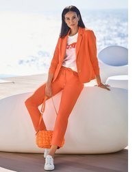 orange Sakko von Heine