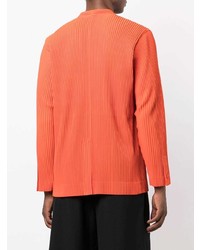 orange Sakko von Homme Plissé Issey Miyake