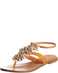 orange Sandalen von Unze