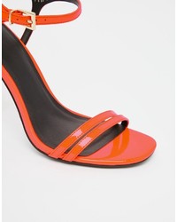 orange Sandaletten von Asos