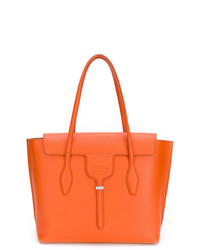 orange Satchel-Tasche aus Leder von Tod's