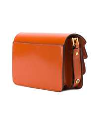 orange Satchel-Tasche aus Leder von Marni