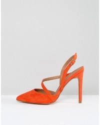 orange Schuhe von Asos