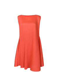 orange schwingendes Kleid von Pleats Please By Issey Miyake