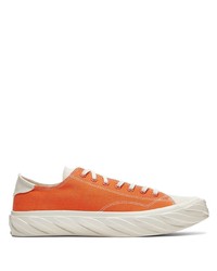 orange Segeltuch niedrige Sneakers von Age