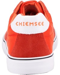 orange Segeltuch niedrige Sneakers von Chiemsee