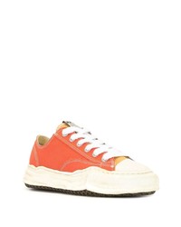 orange Segeltuch niedrige Sneakers von Maison Mihara Yasuhiro