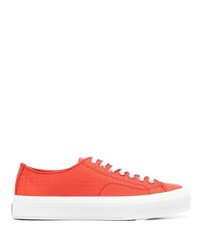 orange Segeltuch niedrige Sneakers von Givenchy