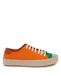 orange Segeltuch niedrige Sneakers von JW Anderson