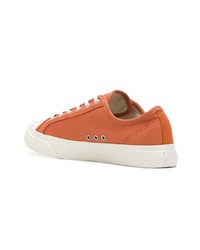 orange Segeltuch niedrige Sneakers von YMC