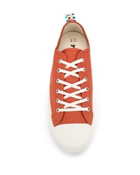 orange Segeltuch niedrige Sneakers von YMC
